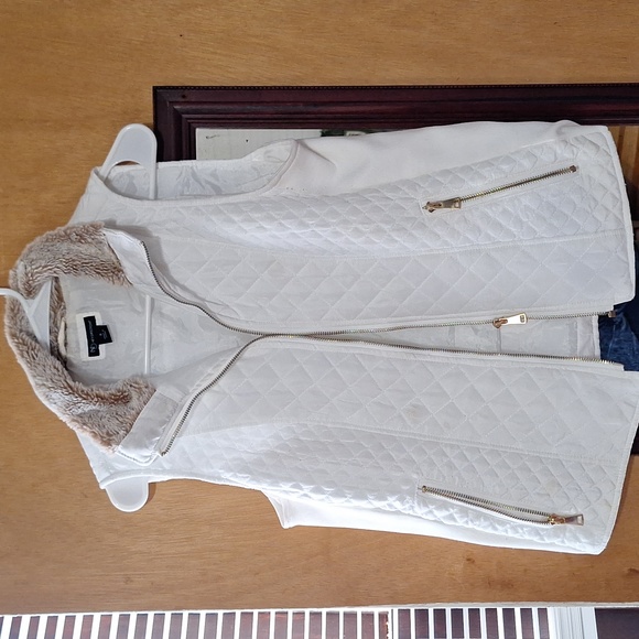 new directions Jackets & Blazers - Furry Neck Vest